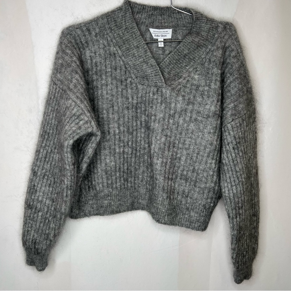 & Other Stories Wool Alpaca Blend Gray Sweater Size X-Small